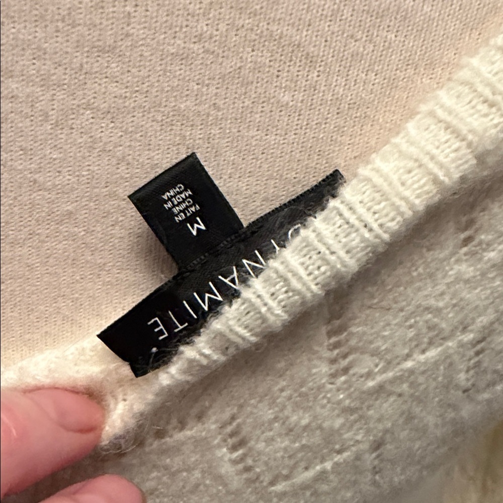 Dynamite Cream Textured Sweater - Picture 3 of 4